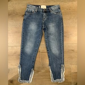 One Teaspoon Blue Denim “Awesome Baggies” Low waist | Relaxed Leg Jeans Size:22